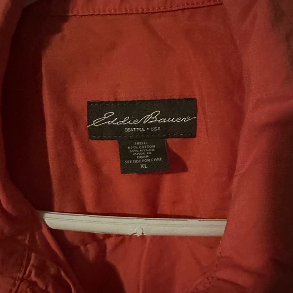 Eddie Bauer Orange Jacket - Picture 3 of 3
